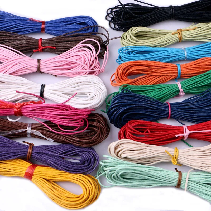 10m Waxed Leather Thread For DIY Jewelry 1.5mm Thickness, Ideal