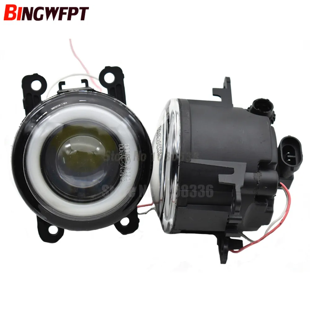 Feux LED Antibrouillard Noirs 90mm Pour Dacia Duster/Logan/Sandero - Kit Gauche+droite