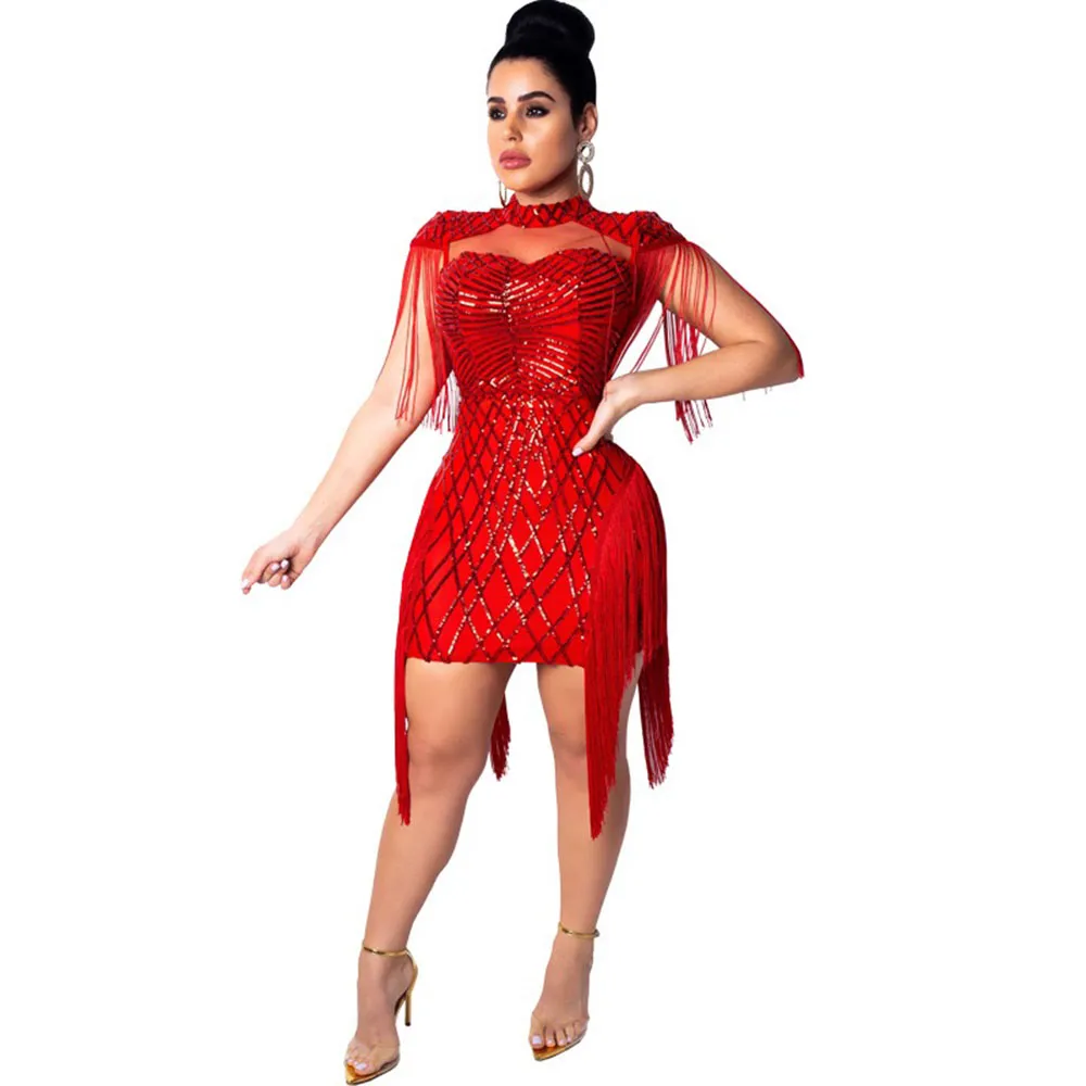 maroon dress birthday SALUTE TO THE BIRTHDAY QUEEN SEQUIN DRESS PLUS SIZE – Kissed By MoonPie main image 1