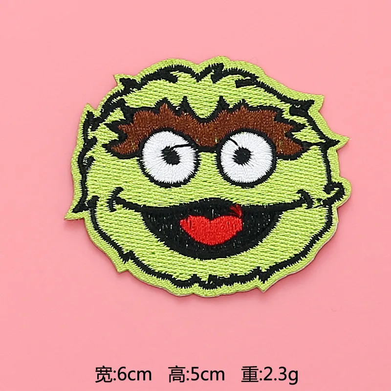 Sesame Street Iron On Embroidered Patches Elmo And Cookie Monster Fabric  Appliques For DIY Clothing Decoration From Cat11cat, $17.49
