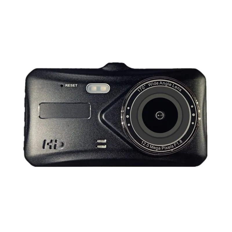 4 بوصات لمس شاشة السيارة dvr dash فيديو كاميرا 2Ch مسافر عدسة مزدوجة full HD 1080P 170 درجة