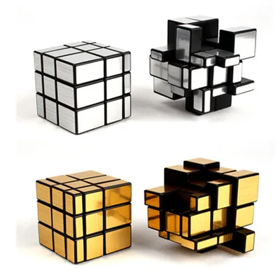 Cube magique de troisième ordre en forme de miroir pour enfants, Puzzle créatif, jouet labyrinthe, décompression, artefact Anti-pression pour adultes, TY0306