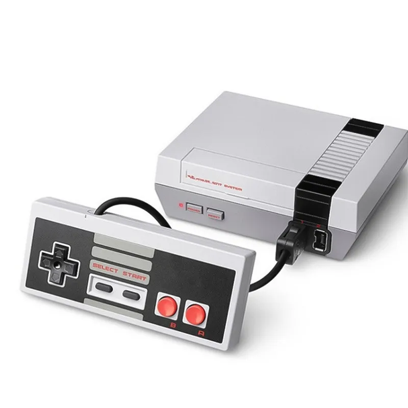 La nouvelle console de jeu Mini TV peut stocker plus de 600 consoles de jeux vidéo portables pour les consoles de jeux NES avec des boîtes de vente au détail