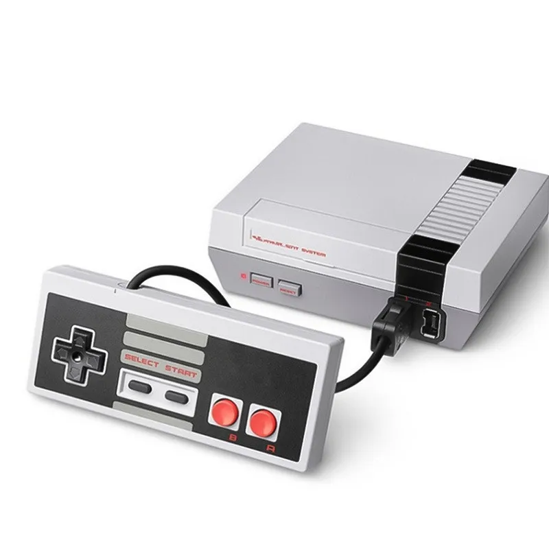 Nieuwe collectie Mini TV Game Console kan 600+ gameconsole video-handheld opslaan voor NES-gamesconsoles met doosjes