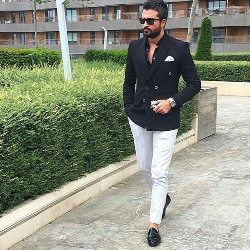 White pants outlet formal outfit
