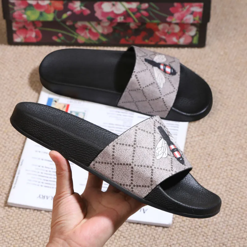 Snake genuine gucci slides