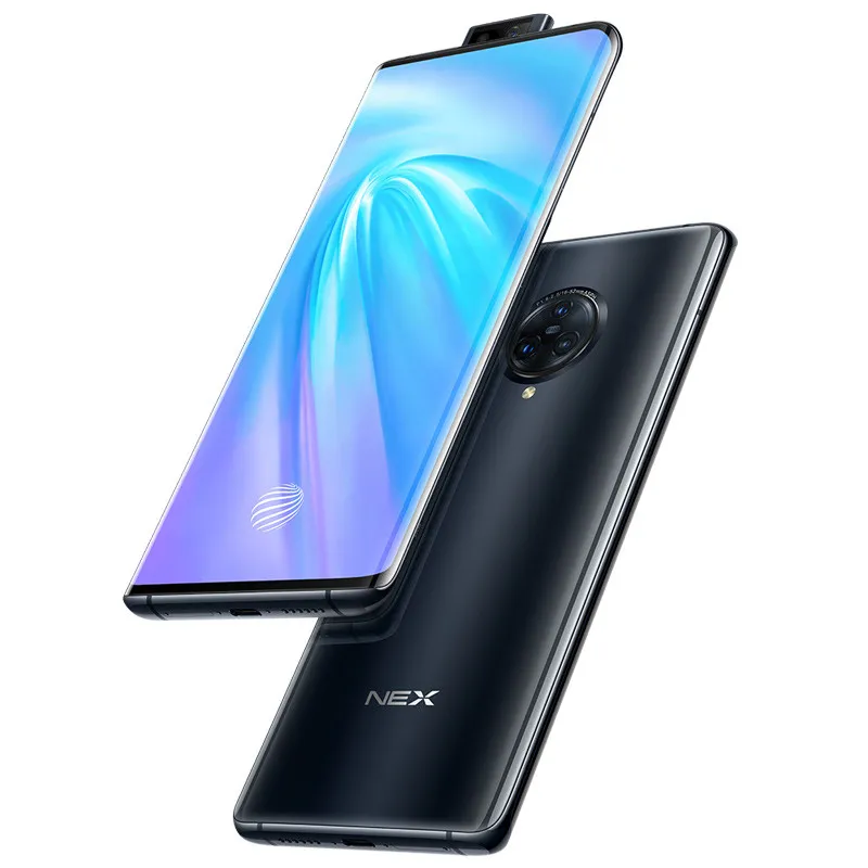 Original Vivo Nex 3 4G LTE Handy 8 GB RAM 128 GB ROM Snapdragon 855 Plus Octa Core Android 6,89 "64,0 MP Fingerabdruck ID Smart Handy