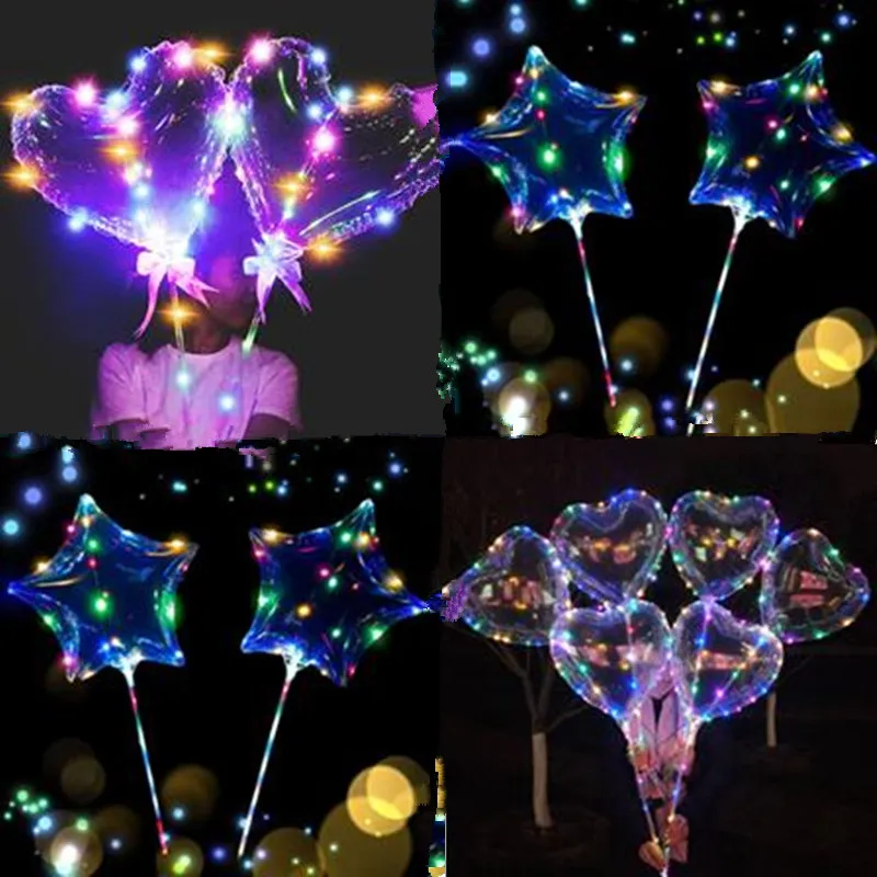 Liebe Herzförmige LED Leuchten, Luftballons, Nachtbeleuchtung