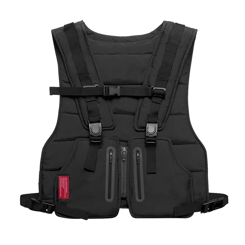 Mannen tactische vesten korte vest hoge helderheid reflecterende vest gratis aanpassingsgrootte outdoor sport vest one size