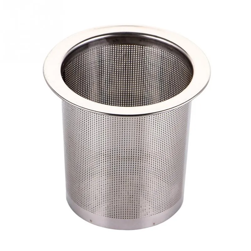 Stainless Steel Tea Infuser Silver Mesh Kitchen Accessories Safe Density Reusable Tea Strainer Herb Tea Tools Accessories #137