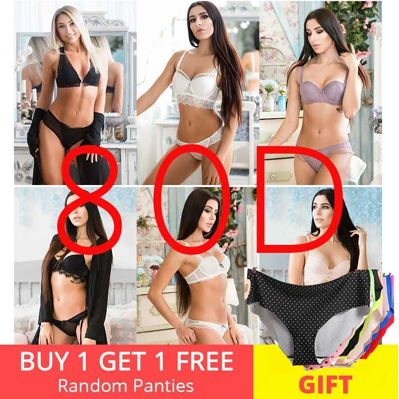 Bras Sets 80D Bra Set Buy More Big Discount Plus Size Thin Cup