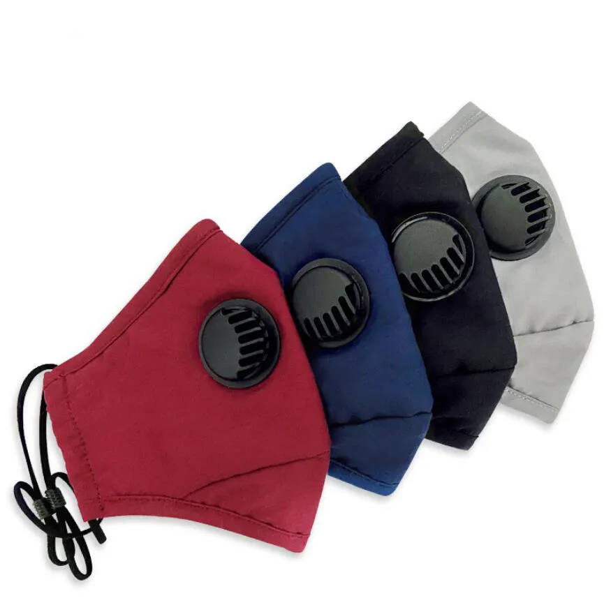 Reusable Cotton Respirator Mouth Mask With 1 Filter And 2 Dust