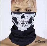 Outdoor windproof Cycling Skull Face Mask riding bicycle fle...