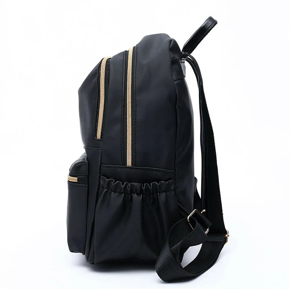 Fashion New Women Girls Anti theft Waterproof Mini Oxford Backpack Rucksack School Bag Travel Bagpack Double Shoulder Bags Black