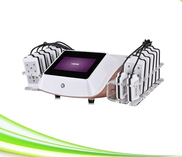 14 Podkładki Non-Invasive Zerrona Lipo Laser Simming Fat Burning Lipo Laser Machine