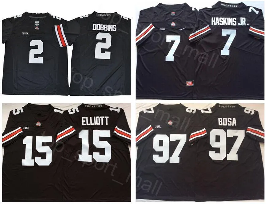 NCAA Ohio State Buckeyes 1 Justin Fields Jersey JK Dobbins Chase Young