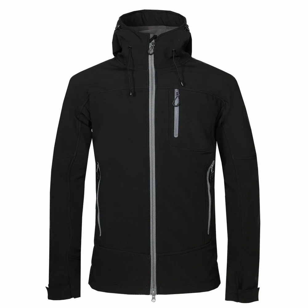 nuovi uomini HELLY Giacca invernale Softshell con cappuccio per giacca antivento e impermeabile Soft Shell Shell HANSEN Giacche Cappotti 17162