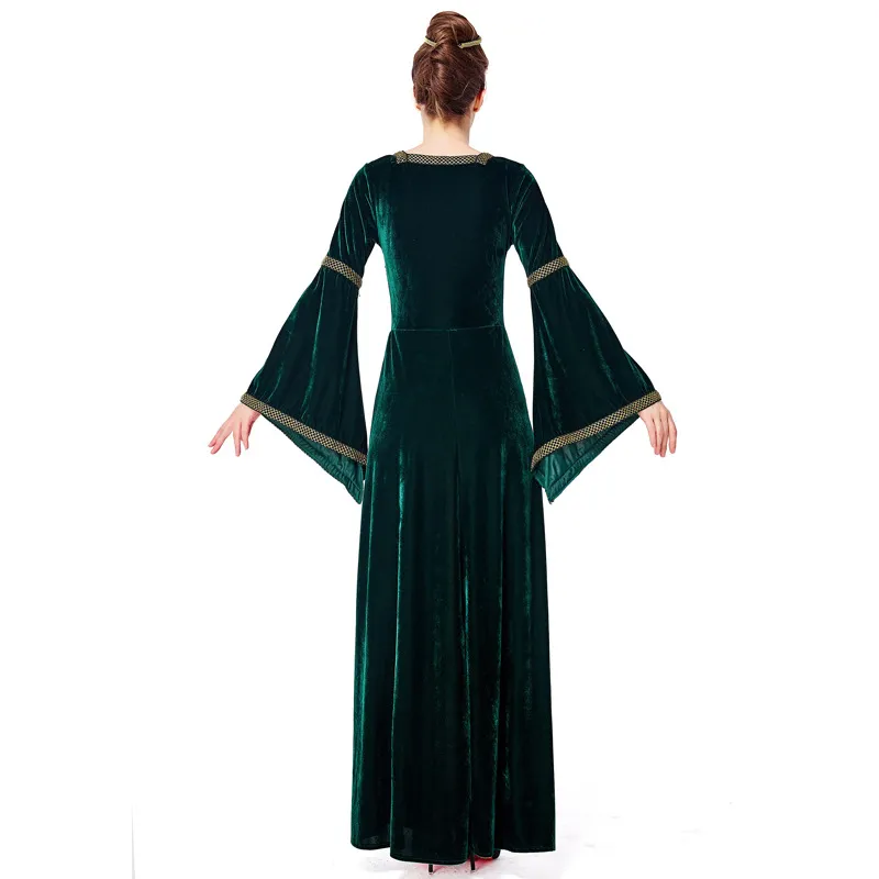 green velvet dress bell sleeves Real Divinity Mini Dress main image 1