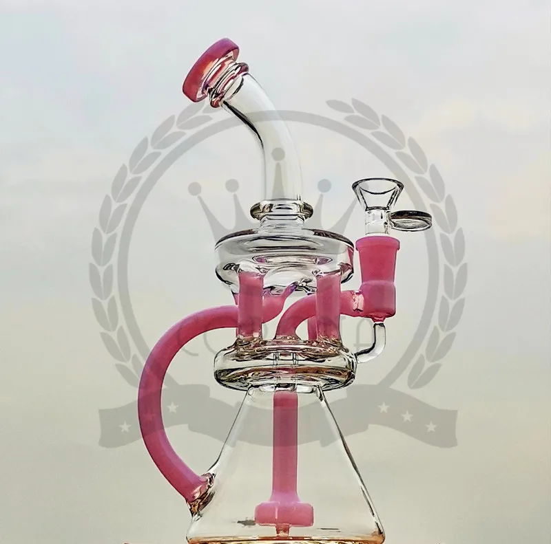 Zlewka Bong Hookh Dab Rig Perc PerColator 10 "Wysokie Need Head Water Rury Bongs Quartz Banger Puchar Oil Platform Bubbler Dymienie Rury