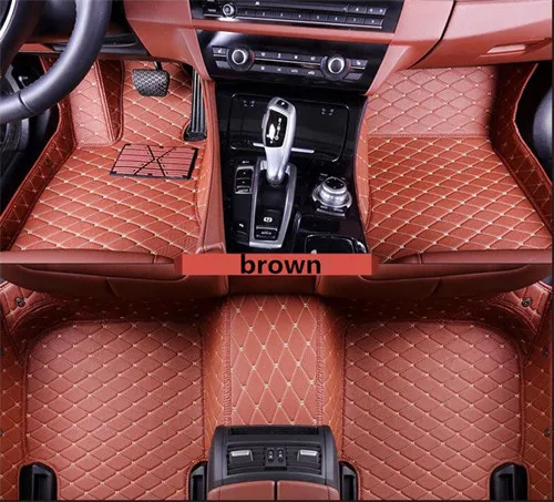 For fit Floor Mats FloorLiner For BMW X5 2004-20017 PU leather All-Weather Waterproof2893