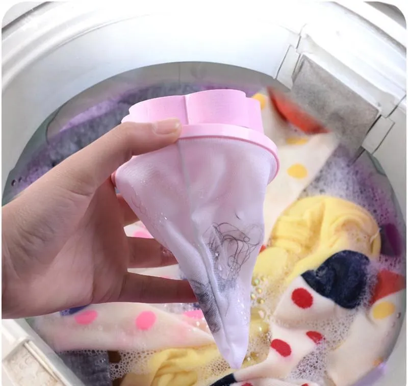 Washing Machine Lint Catcher Floating Pet Fur Remover Ball - Reusable ...