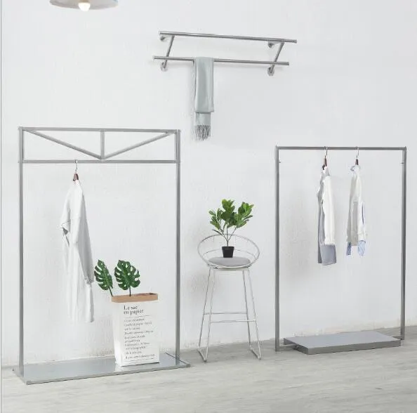 Silver clothes 2025 rack