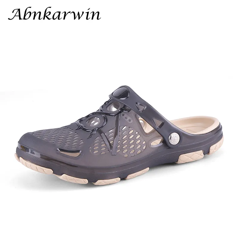 5 Farben Strand Hausschuhe EVA Gummi Mode Outdoor Hausschuhe Anti-Skid Herren Clogs Wasserschuhe Chef Schuhe Regen Sandalen