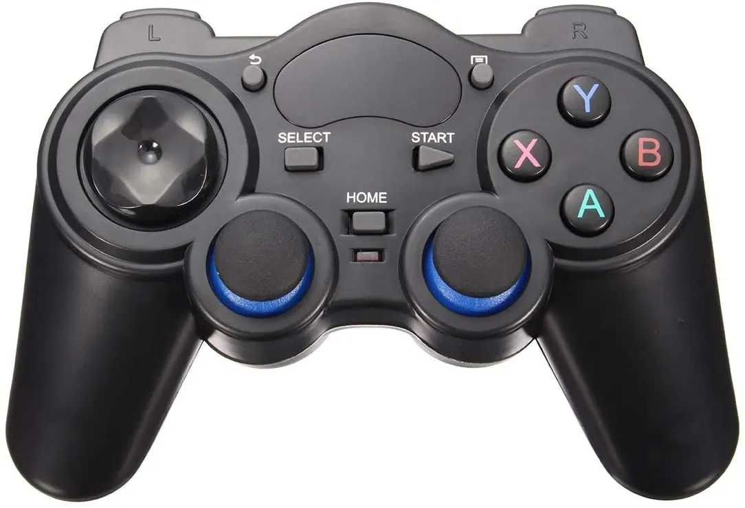 Gamepad controller di gioco wireless USB per PC/computer portatile (Windows XP/7/8/10) PS3 Android Steam (nero)