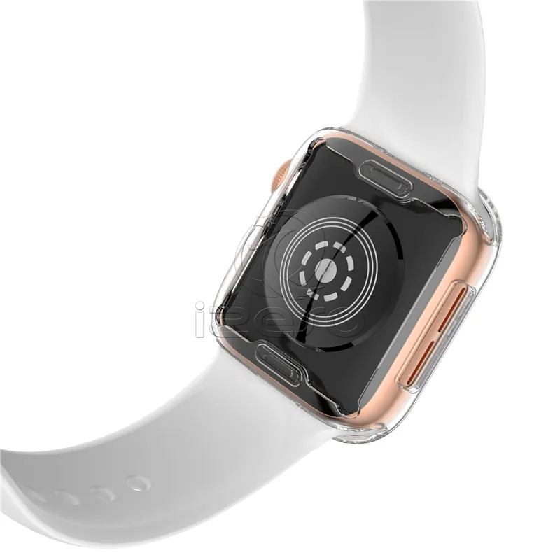 Luxury Clear TPU Case For Apple Watch Series 8 7 6 5 4 3 Gel Soft Front Screen Full Covered Screen Protector Sizes 45mm 44mm 42mm 38mm From Oem factory cn 0.33 DHgate.Com