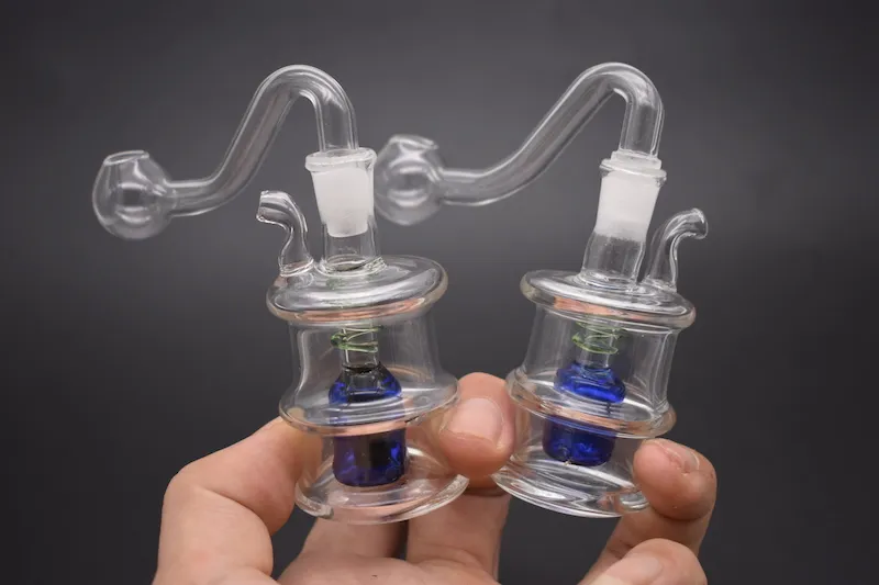 Dhl Free Glass Water Pipes Bong Pyrex Water Bongs avec 10mm Joint Beaker Bong dab rig Oil Rigs avec 10mm galss tuyau et tuyau de brûleur à mazout