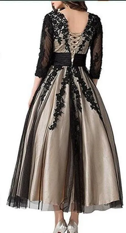 cream dress black lace Black Cutout Homecoming Dress with Crystal Bows and A-Line Skirt – H1137 –  Viniodress main image 0
