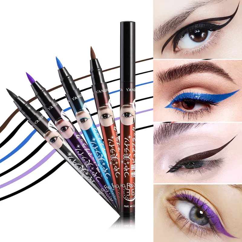 YANQINA 36H Liquid Eyeliner Pencil Waterproof Black Makeup Long Lasting