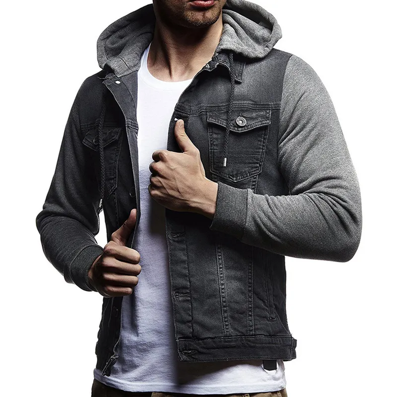 Mens jackets cheap with hoodies