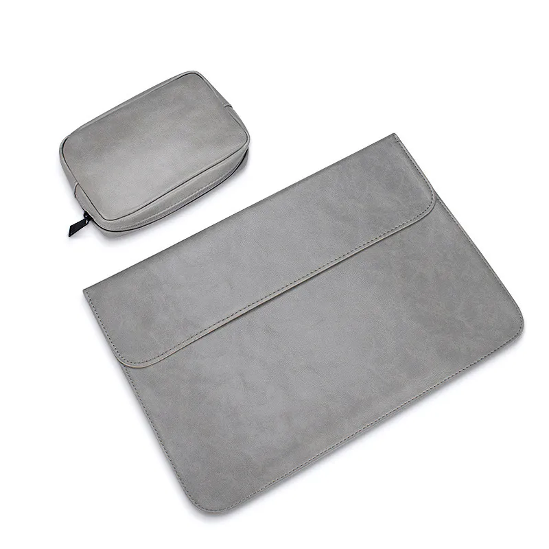 waterproof Notebook sleeve 12 15 inch leather Laptop bag pouch cover for macbook air pro 13 case