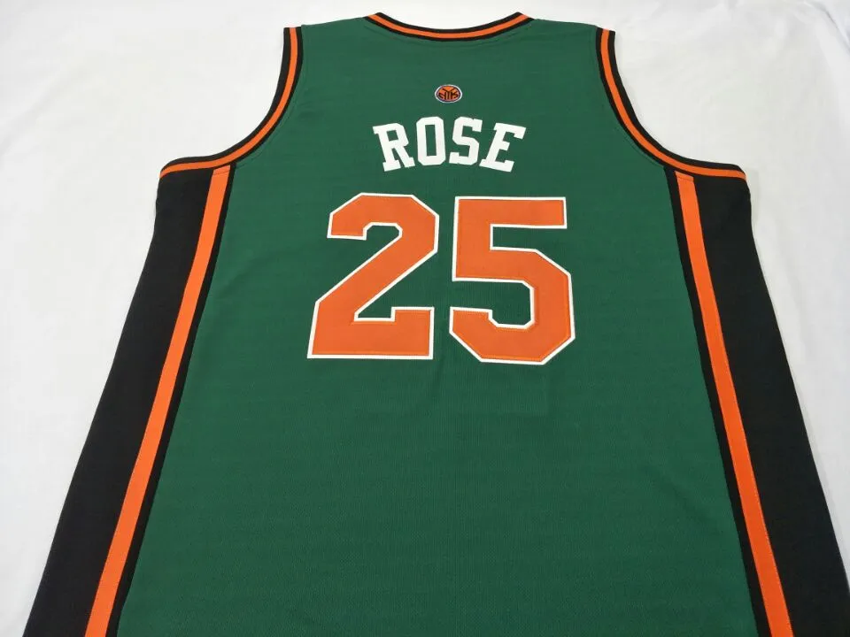 Benutzerdefinierte Männer Jugend Frauen Rare Derrick Rose College-Basketball-Trikot Größe S-4XL oder benutzerdefiniertes Trikot mit beliebigem Namen oder Nummer