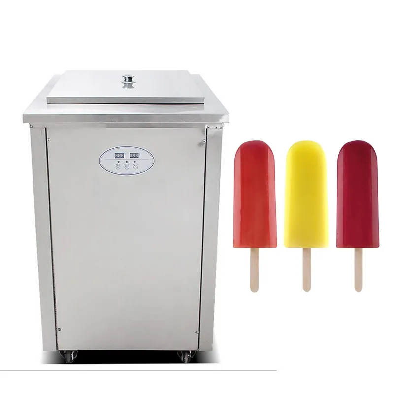 Machine à glace à bâton automatique commerciale de haute qualité, 1200W, meilleure vente pour sucettes glacées