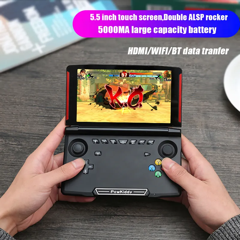 Powkiddy X18 Nostalgischer Host Andriod Handheld Spielekonsole 5 5 