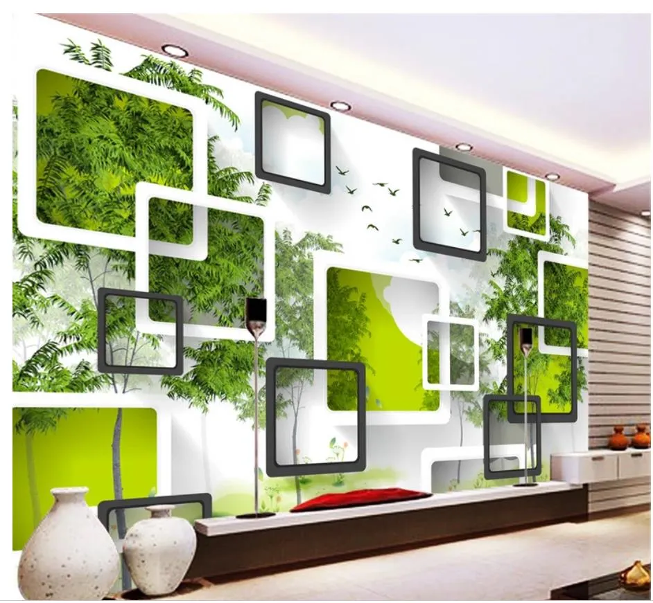 شجرة مجردة 3d tv خلفية جدارية 3d خلفيات 3d ورق الحائط للتلفزيون خلفية