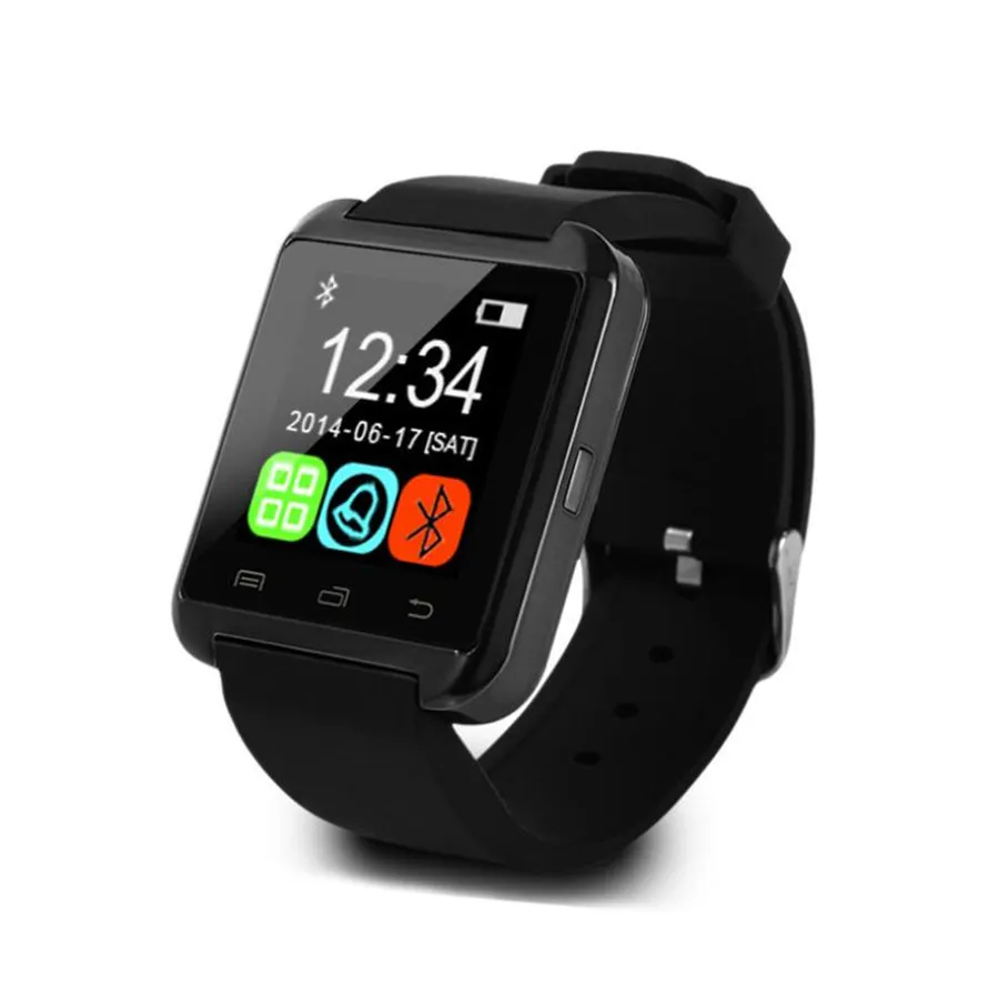 U8 Farbbildschirm Touch Smart Watch Musik Anruf Schrittzahl Schlafüberwachung Kamera Wecker Bluetooth FÜR: IPHONE Samsung Huawei OPPO