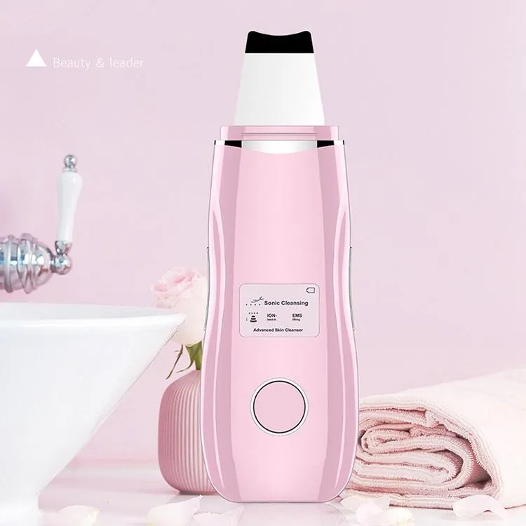 Professional Tela LCD cravos removedor limpa profundamente Facial pele Ultrasonic purificador máquina