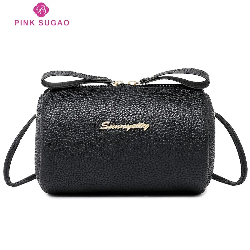 Pink sugao designer luxury handbags purses women shoulder bags crossbody bag messenger bags new fashion pu leather bucket bags mini lovely