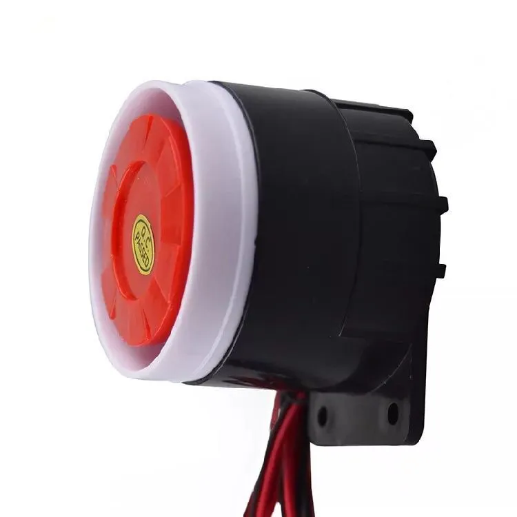 5V 12V 24V Mini Wired House Siren Tweeter Anti-theft Alarm Horn Siren Buzzer för trådlöst hemlarmsäkerhetssystem 120 dB