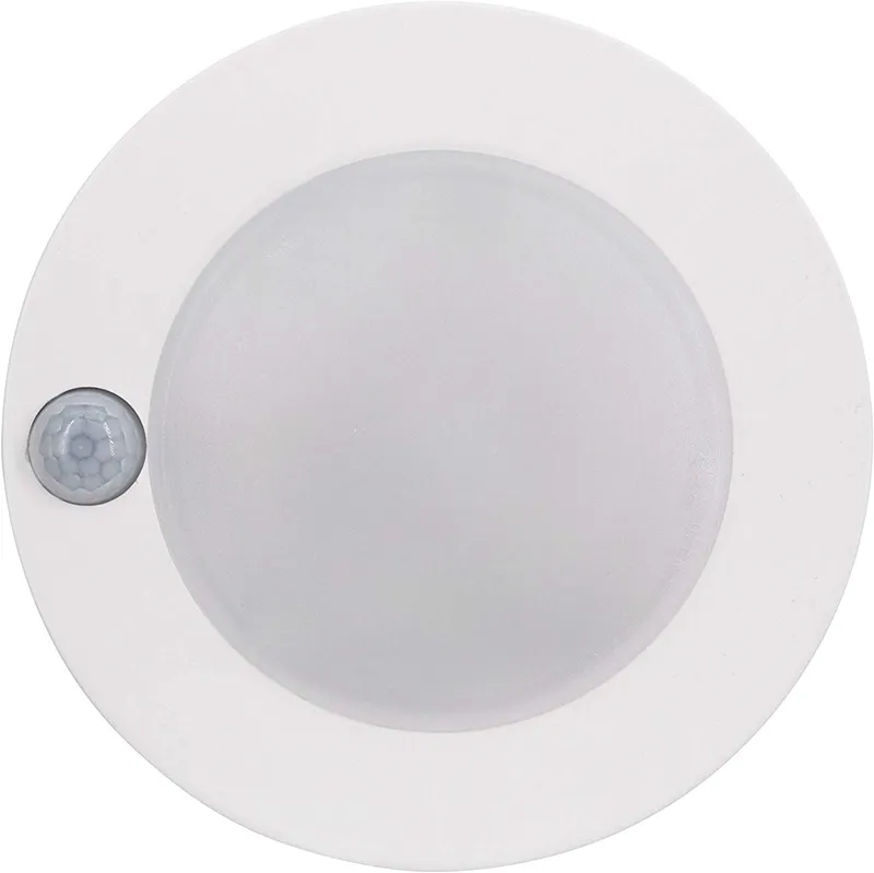 Lampada da soffitto per montaggio a incasso con sensore di movimento a LED da 12W 18W, luce per armadio con luce diurna a colori bianco caldo 3000K 5000K con sensore di movimento