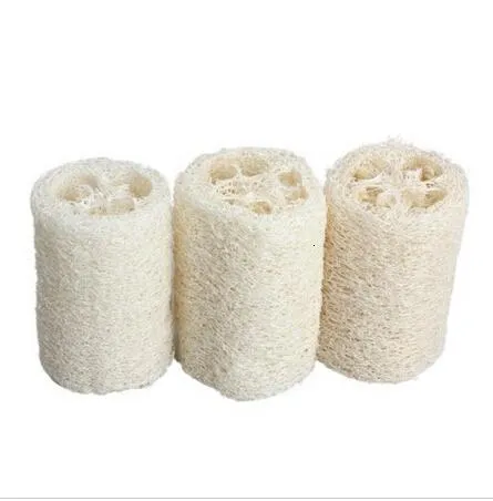 도매 뉴 미뇽 자연 Loofah Luffa Loofa 목욕 샤워 스폰지 스파 및 바디 스크러버 무료 배송