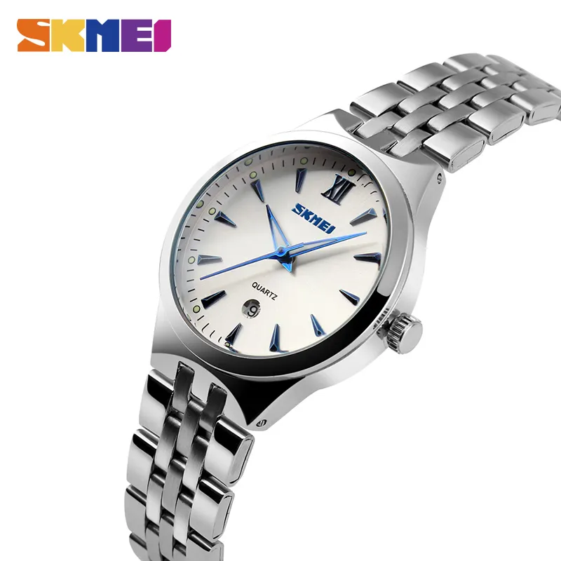 SKMEI hommes montres Top marque de luxe calendrier montre de mode 3Bar étanche montres à Quartz relogio masculino 9071