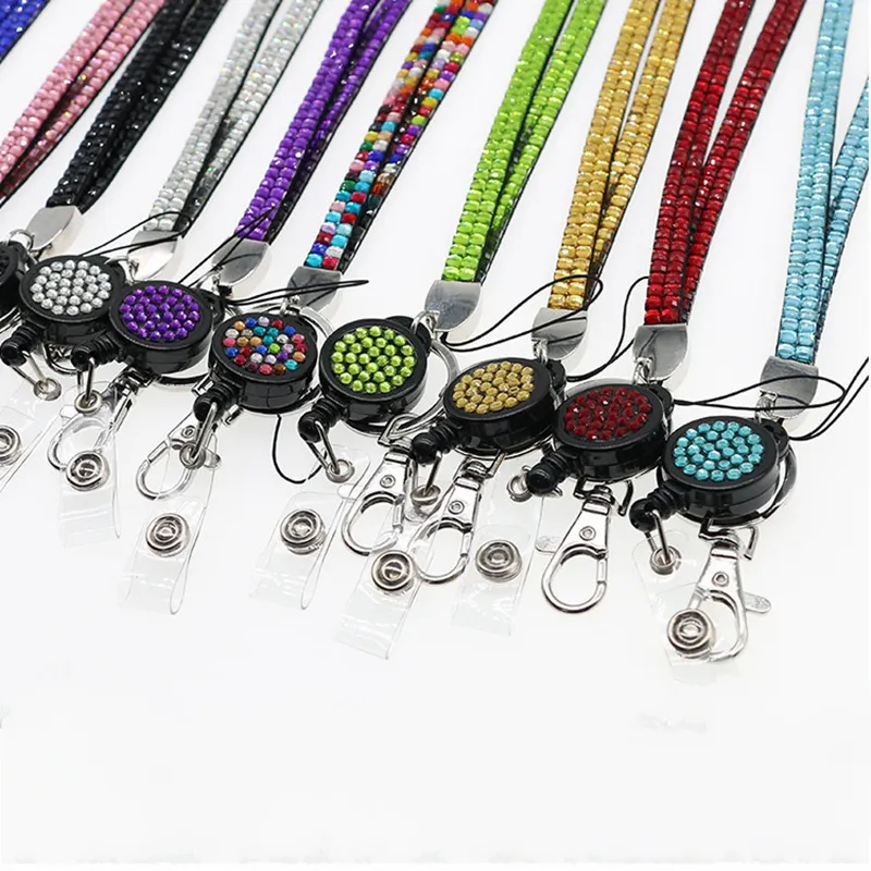 Retractable Neck Strap With ID Holder And ID Beaded Id Lanyard Securely  Holds Name Cards And Badges From Fy987123, $1.33