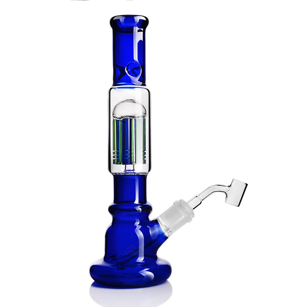 11.6inchs Beaker Dab rigs Hookahs Bongs d'eau en verre Fumer Pipe en verre Downstem Perc avec bol de 14mm