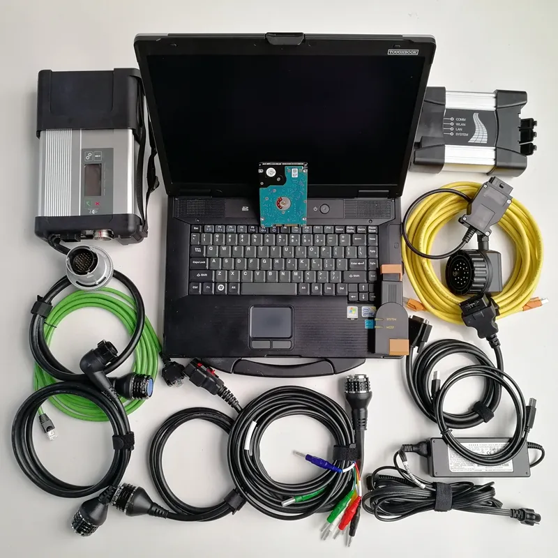 2024 Strumenti diagnostici automatici per BMW ICOM Avanti MB Star C5 SD Connect 5 WiFi Compact 4 1TB HDD Ultimo SO // FT -WARE Laptop usato CF52 Toughbook pronto per funzionare