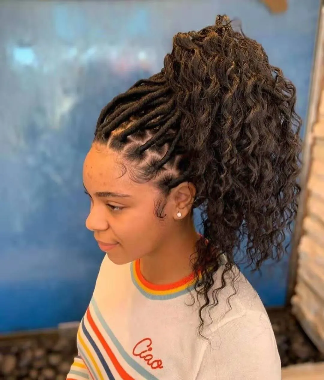 Extensions De Tressage Des Cheveux Humains: Queue De Cheval À