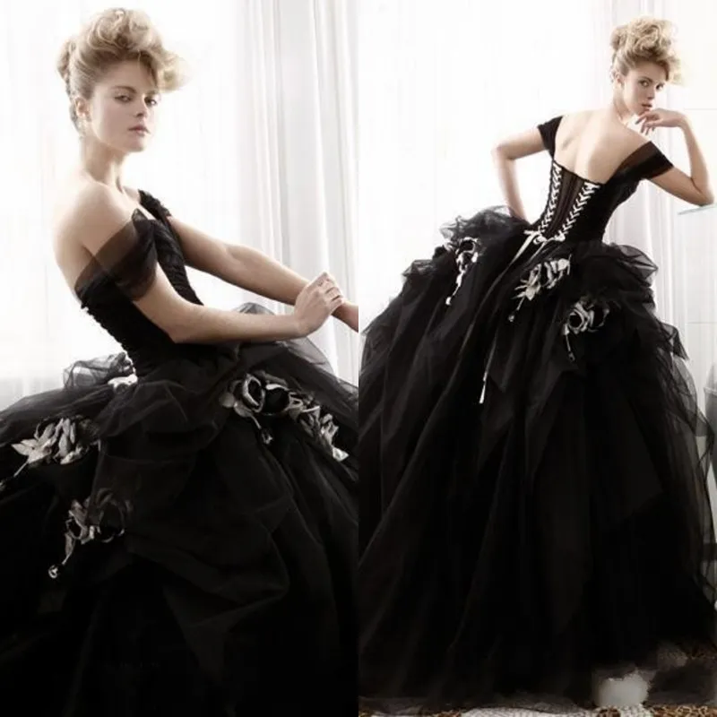 gothic creepy wedding dresses